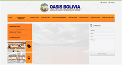 Desktop Screenshot of oasisbolivia.com